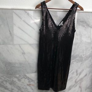 NWOT Black sequin dress